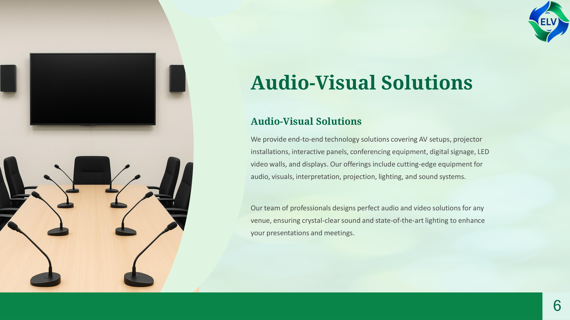 Audio-Visual Solutions - Elvaratech